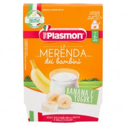 Plasmon Merenda Banana E Yogurt 2x120gr