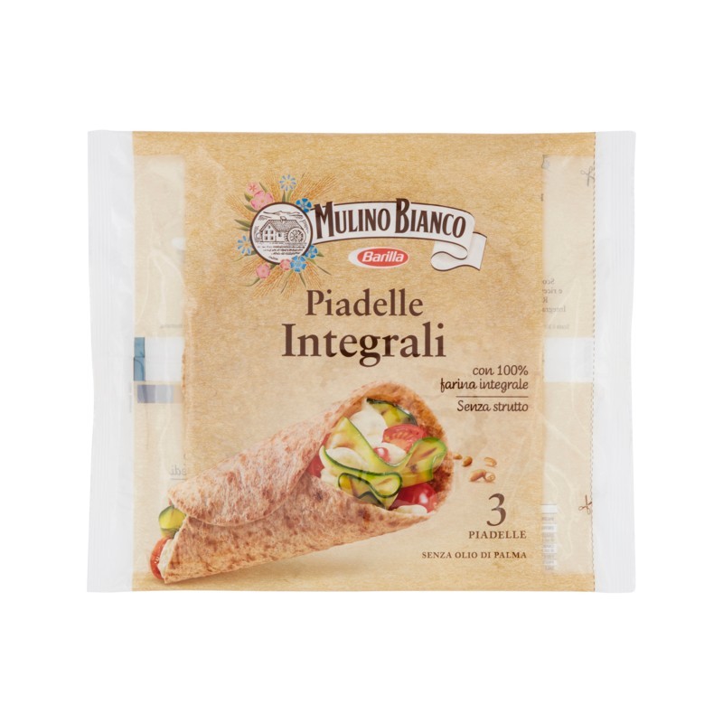 8076809571500 Mulino Bianco Piadella Integrale 225gr