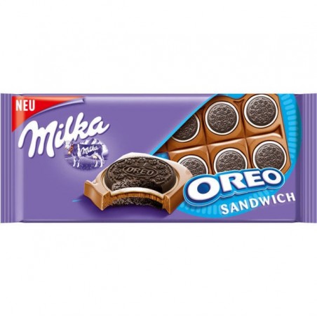 7622210824721 Milka Tavoletta Oreo Sandwich 92gr