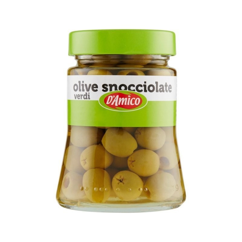 8005695005165 D'amico Olive Verdi Snocciolate 290gr