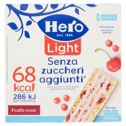 8000080004532 Hero Light Muesly Frutti Rossi 6x20gr