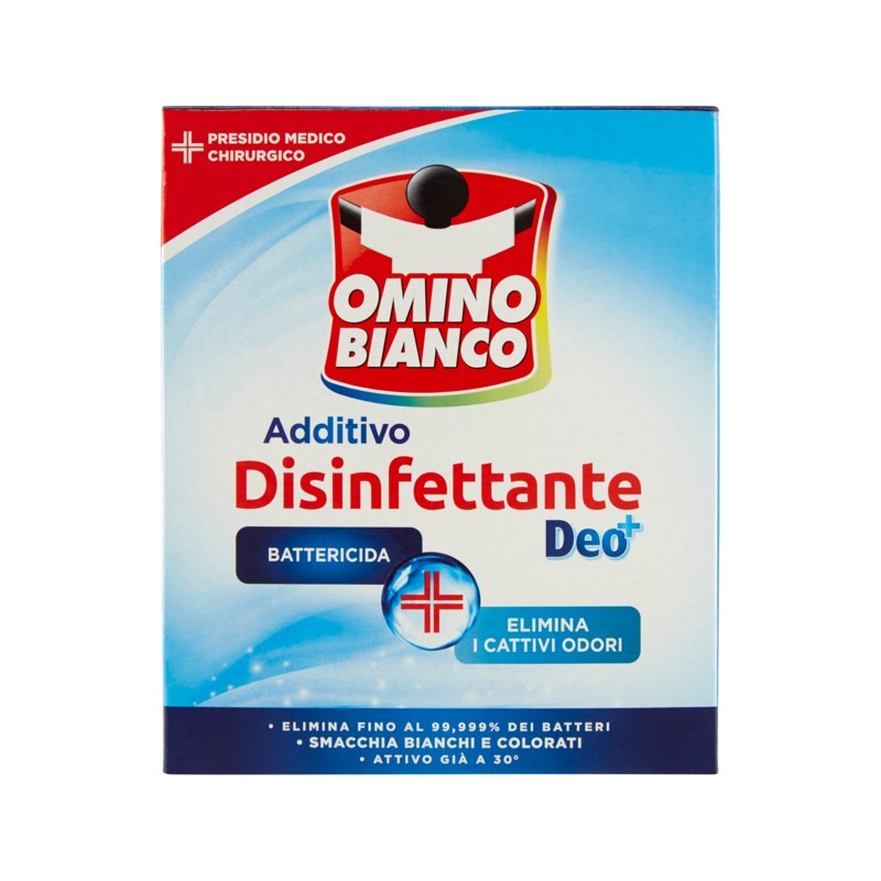 Omino Bianco Additivo Disinfettante Deo Polvere 450gr