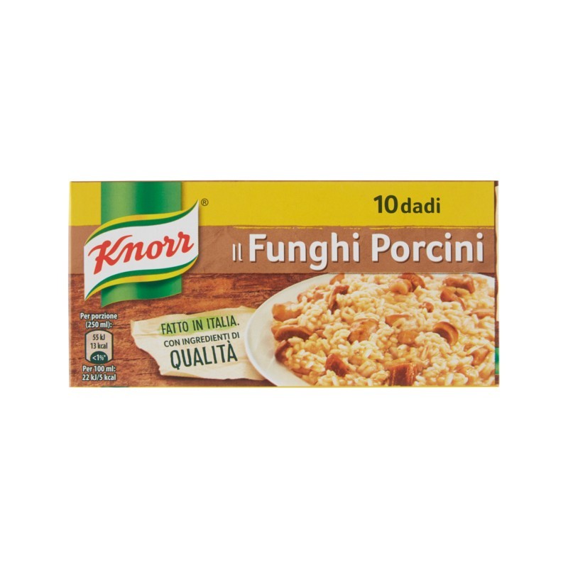 8000830001194 Knorr Dado Funghi Porcini 10pz 100gr