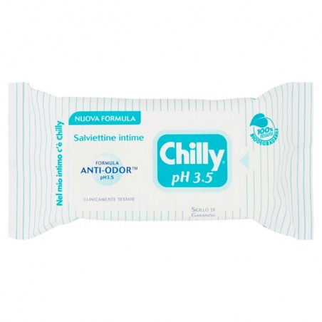 8002410034486 Chilly Salviettine Intime Ph 3,5 New 12pz