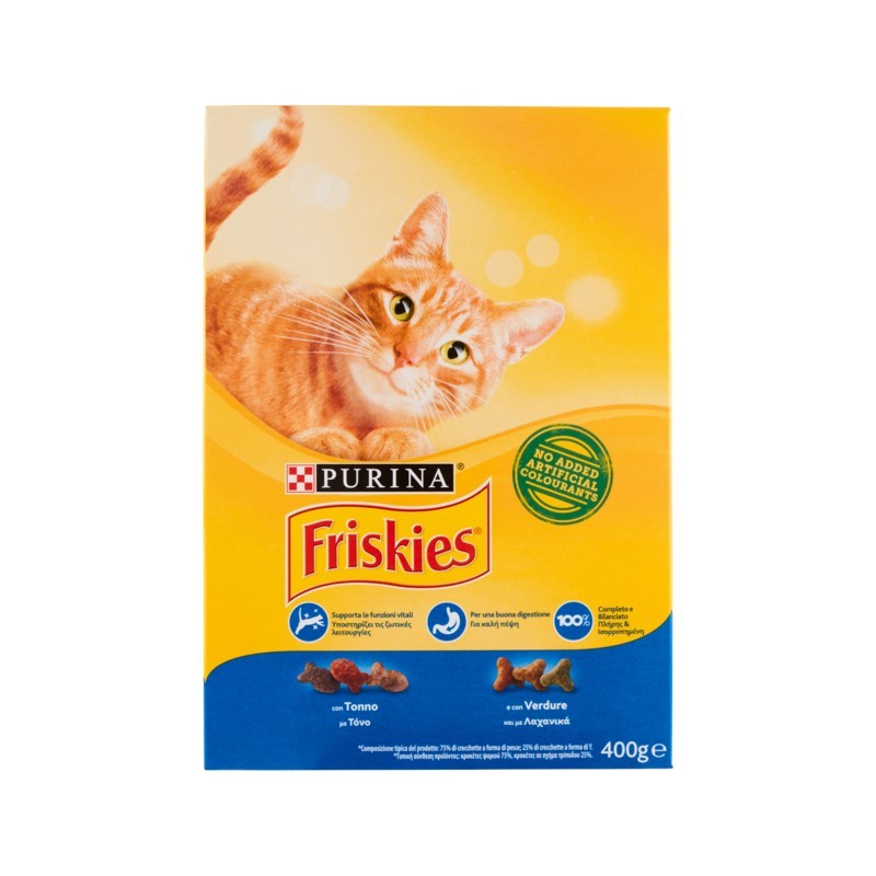 Friskies Cat Crocchette Tonno E Verdure 400gr