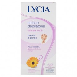 Lycia Strisce Depilatorie Braccia E Gambe Pelli Sensibili 20pz