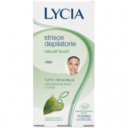 Lycia Strisce Depilatorie Viso Natural Touch 20pz