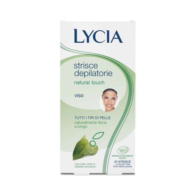 Lycia Strisce Depilatorie Viso Natural Touch 20pz