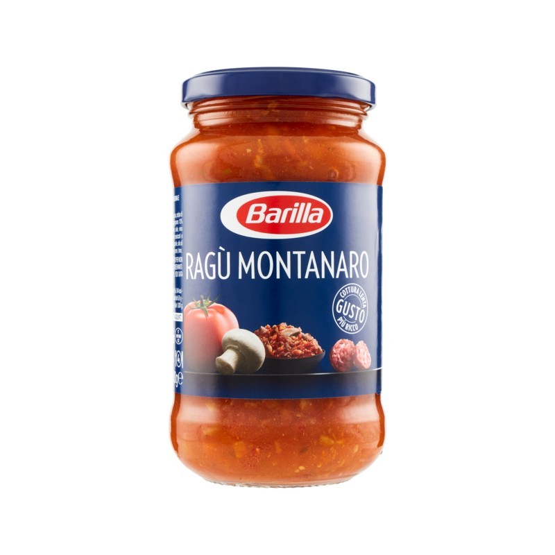 8076809525237 Barilla Ragu' Montanaro Con Funghi E Salsiccia 400gr