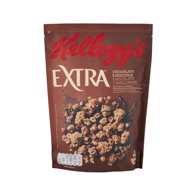 5053827139229 Kellogg's Extra Cioccolato Nocciola 375gr