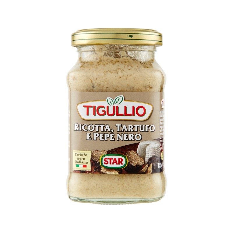 Tigullio Pesto Ricotta, Tartufo E Pepe Nero 185gr