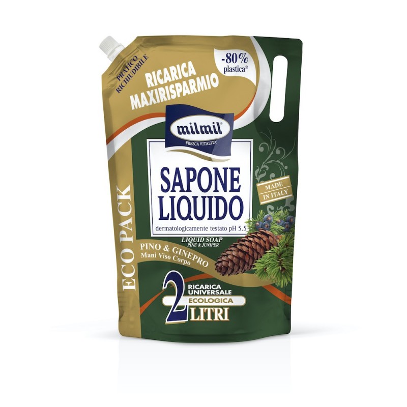 Mil Mil Sapone Liquido Eco Ricarica Pino 2000ml