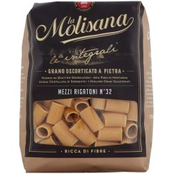 8004690613191 La Molisana Integrale 032 Mezzi Rigatoni 500gr