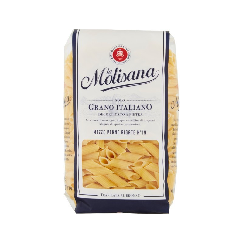 La Molisana 019 Mezze Penne Rigate 500gr