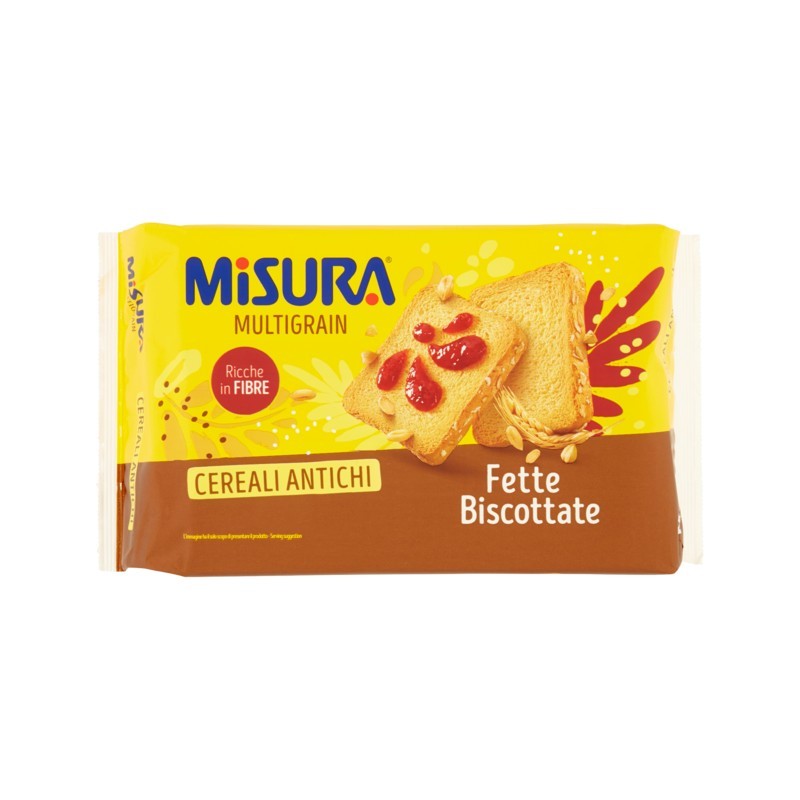 Misura Multigrain Fette Biscottate Con Cereali Antichi 320gr