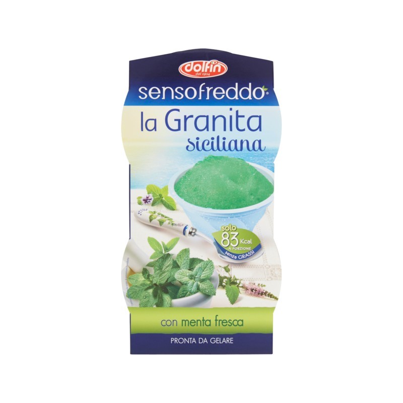 Dolfin Sensofreddo Granita Siciliana Con Menta Fresca 2x100ml