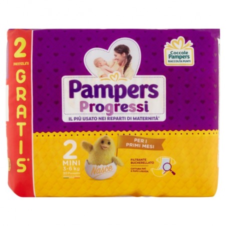 8001480302327 Pampers Progressi Mini 3-6kg New 30pz