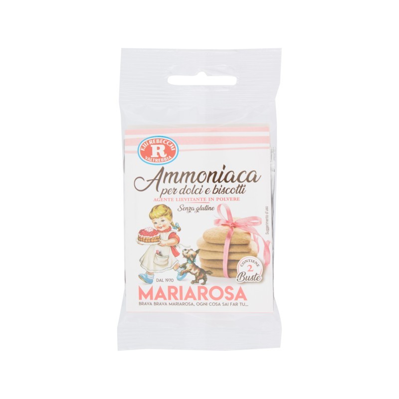 Mariarosa Ammoniaca Per Dolci 2 X 4gr