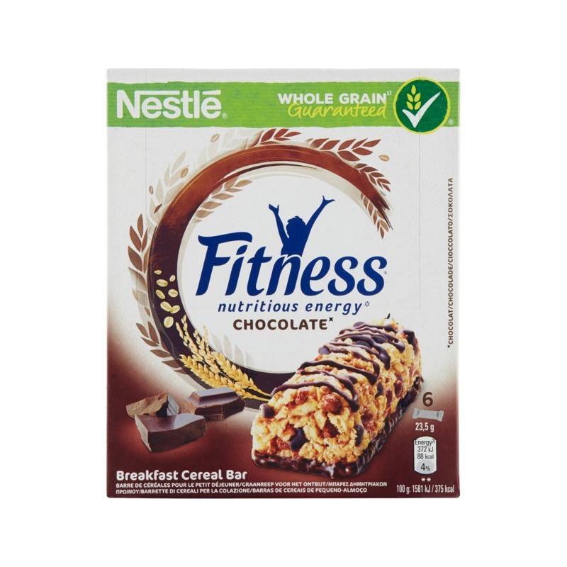 Fitness Barrette Cioccolato 6x23,5gr