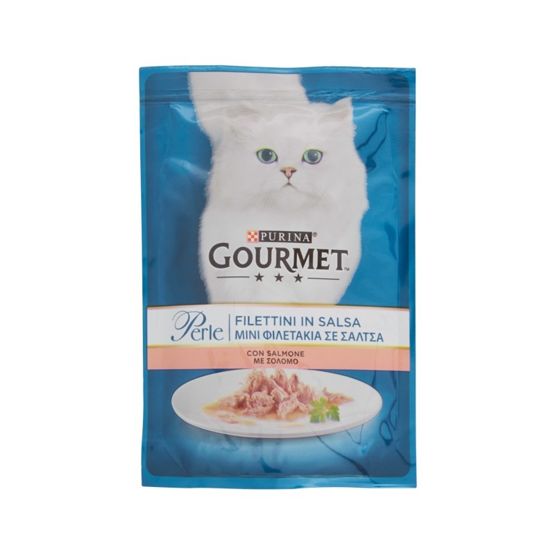 Gourmet Cat Perle Filettini Con Salmone 85gr