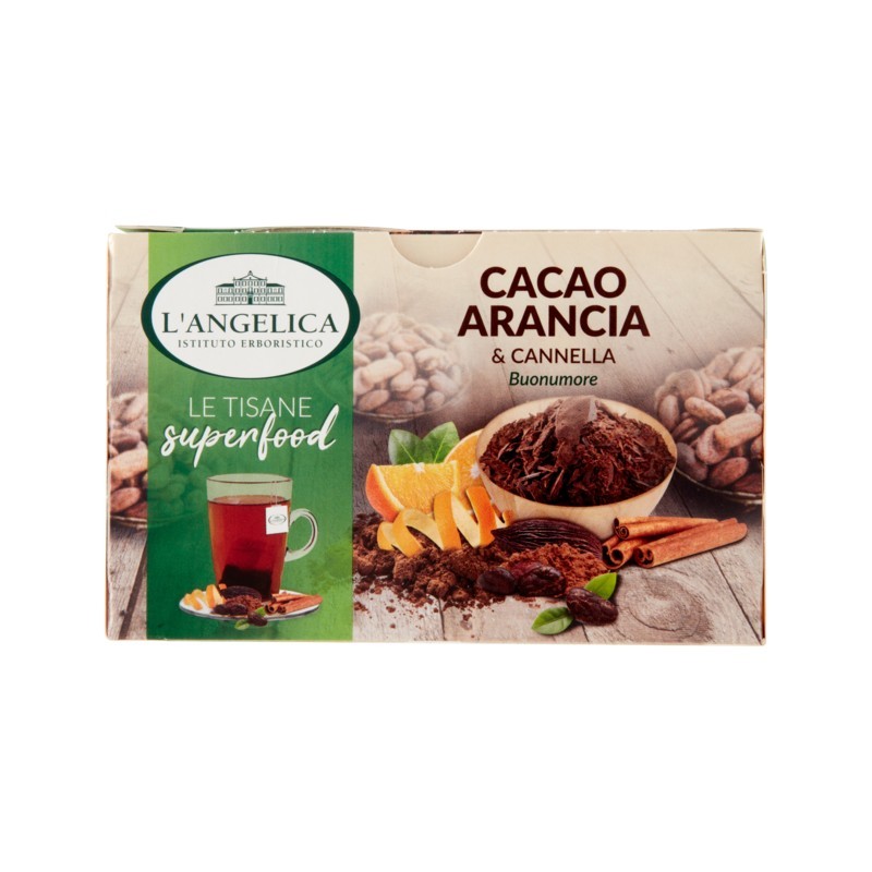 8017331068274 L'angelica Tisana Cacao, Arancia E Cannella 40gr