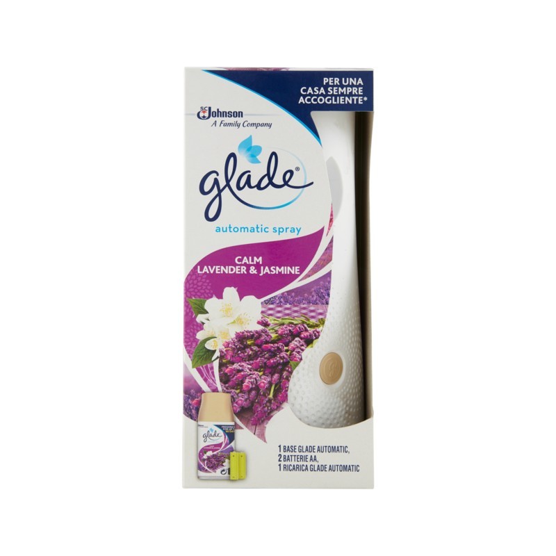 Glade Automatic Spray Base Lavanda Completo 1pz