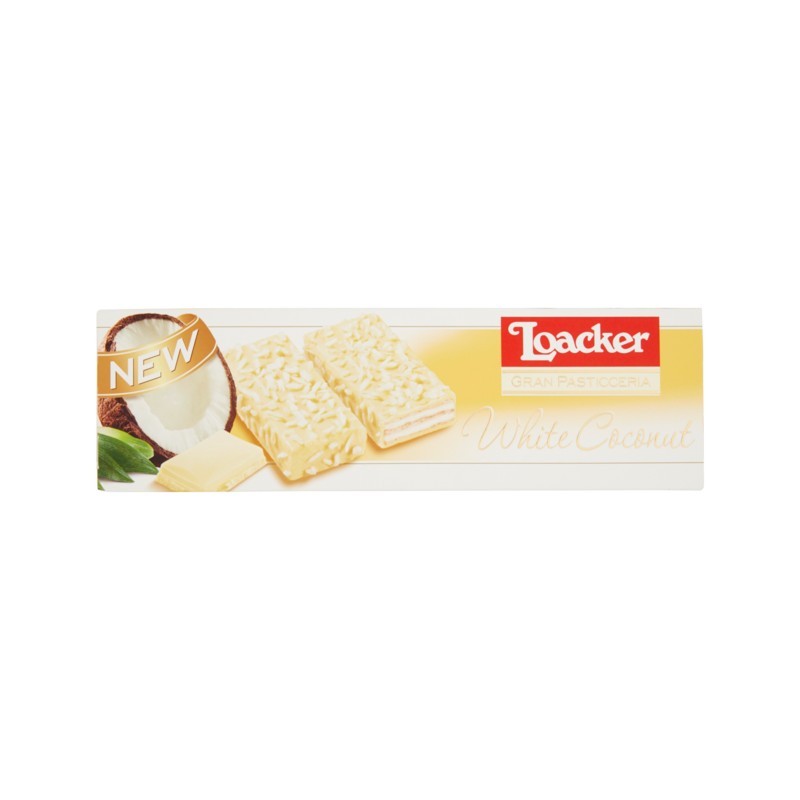 8000380180837 Loacker Gran Pasticceria White Coconut 100gr