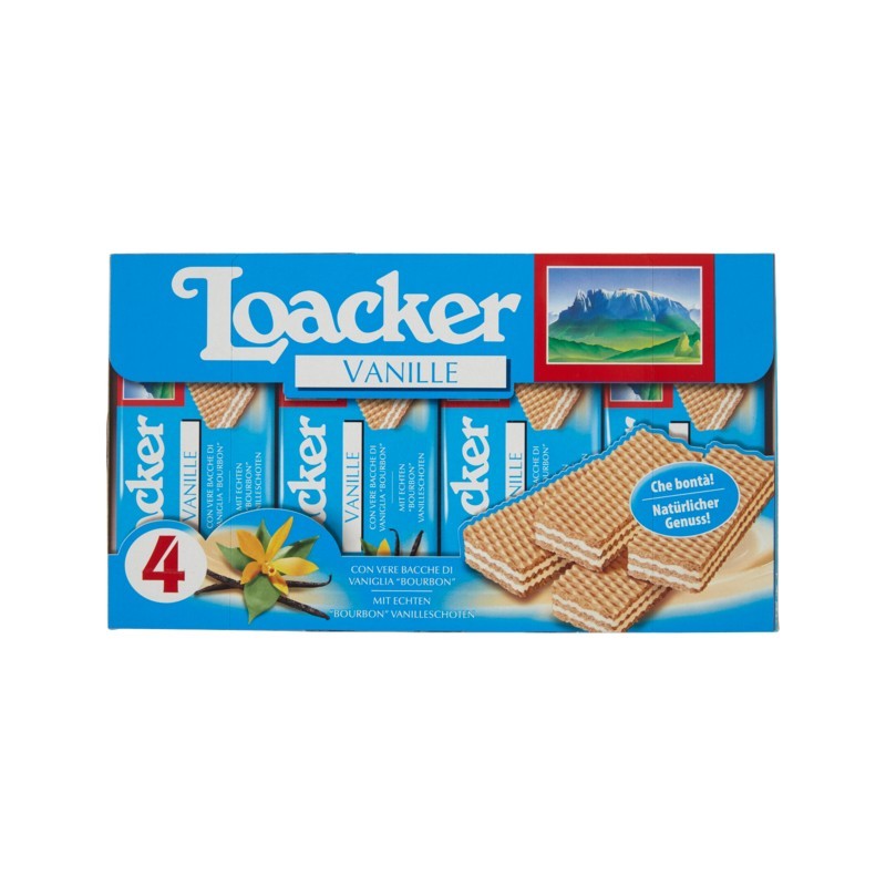 Loacker Wafer Classic Vanille 4x45gr