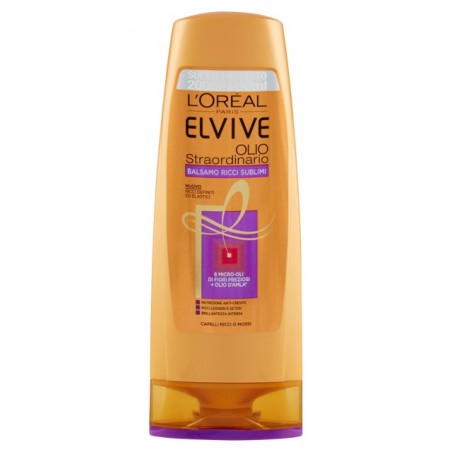 3600522020493 Elvive Balsamo Olio Straordinario Ricci Sublimi 250ml