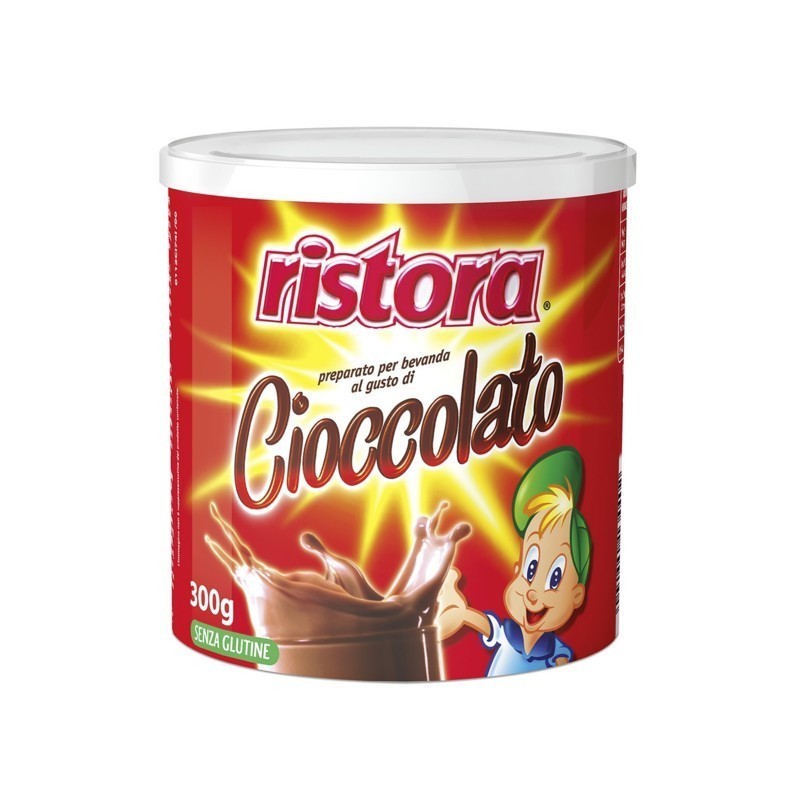 8004990134402 Ristora Cioccolato Polvere Lattina 300gr