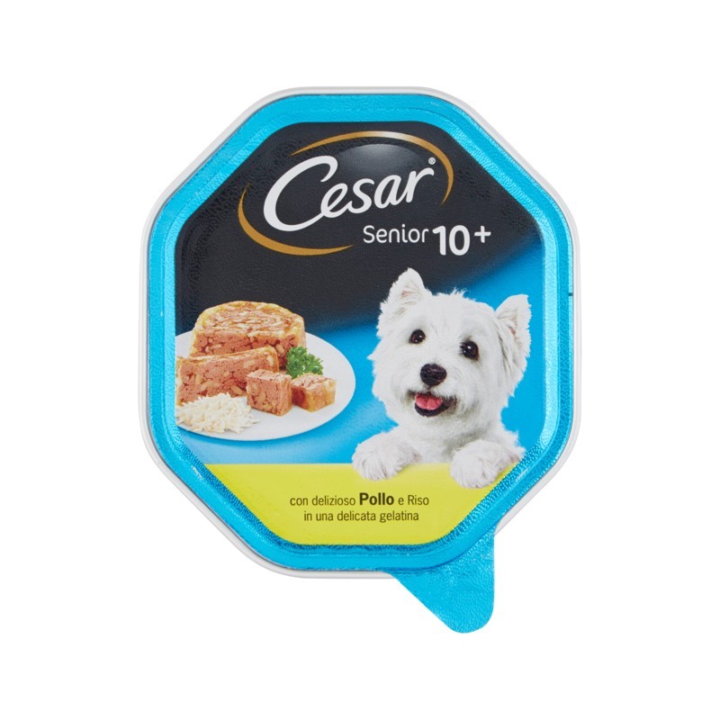 Cesar Pate' Senior 10+ Pollo E Riso 150gr