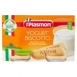 8001040097809 Plasmon Omogeneiz Yogurt E Biscotto New 2x120gr