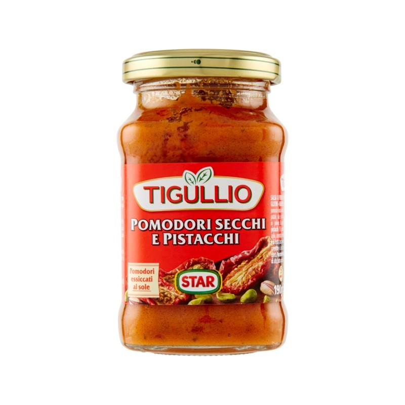 Tigullio Pesto Pomdori Secchi E Pistacchi 190gr