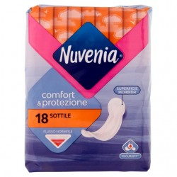 Nuvenia Sottile Comfort E Protezione Flusso Normale - Anatomico New 18pz