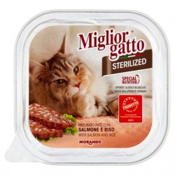 8007520014540 Miglior Gatto Sterilized Pate' Salmone E Riso 100gr