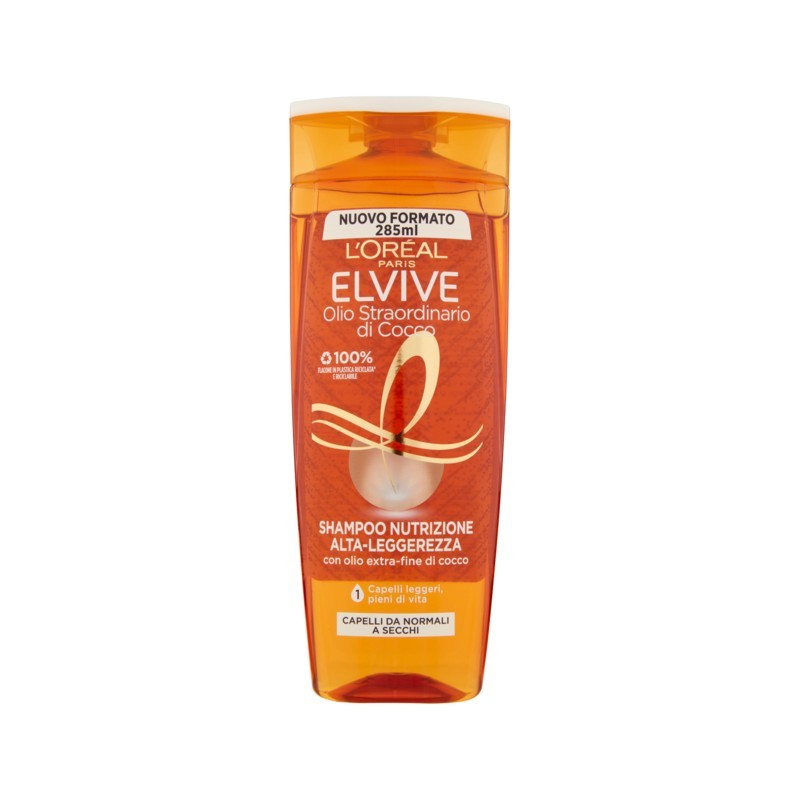 3600523943999 Elvive Shampoo Olio Straordinario Di Cocco 285ml