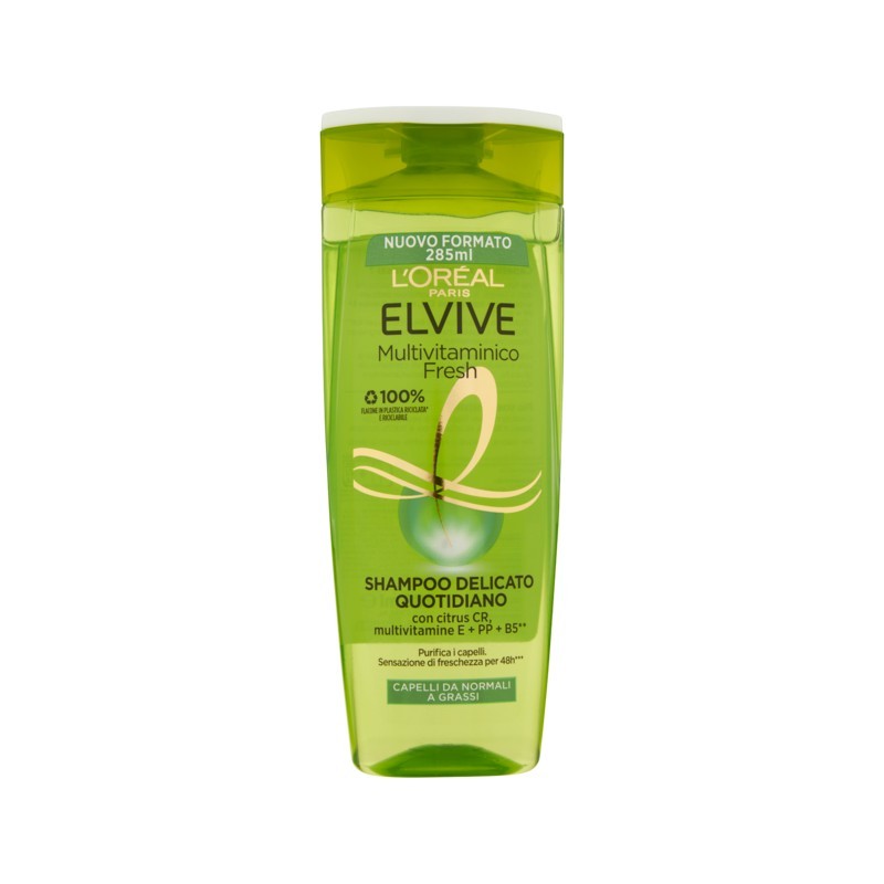 Elvive Shampoo Multivitaminico Fresh - Delicato Quotidiano 285ml