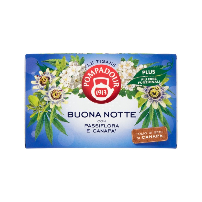 Pompadour Tisana Buonanotte 18 Filtri 40gr