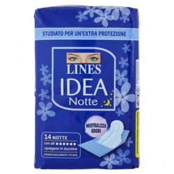 8001480031302 Lines Idea Notte Con Ali Extralungo Ripiegato 14pz