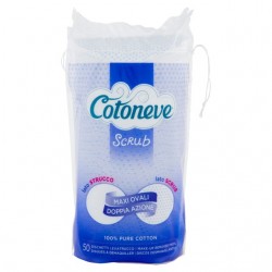 8003350550364 Cotoneve Dischetti Scrub Maxi Ovali 50pz