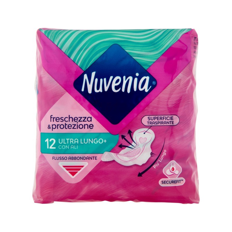 Nuvenia Ultra Super Lungo Con Ali 12pz