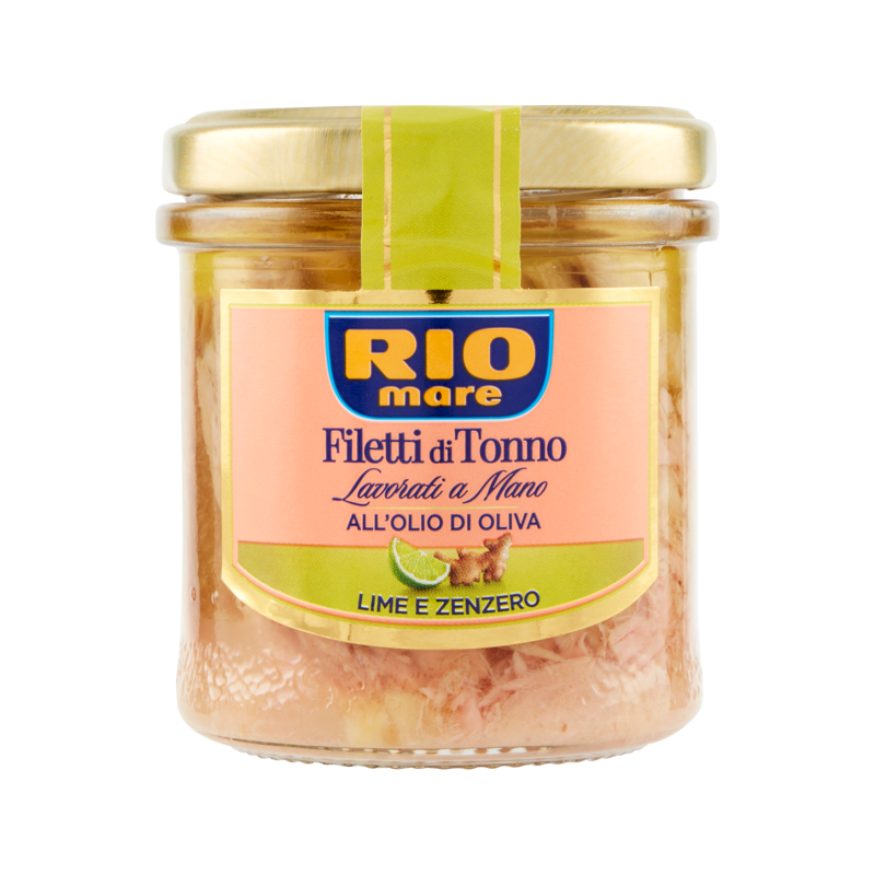 Rio Mare Filetti Tonno Limone E Zenzero 130gr