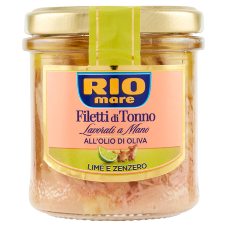 8004030656079 Rio Mare Filetti Tonno Limone E Zenzero 130gr