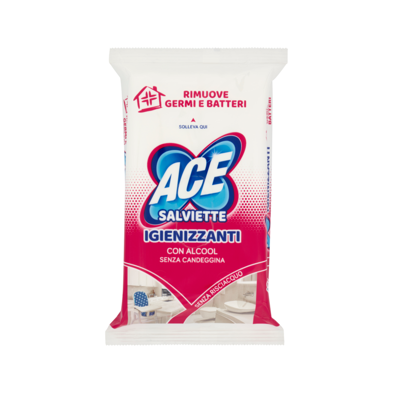 Ace Salviettine Igienizzanti Con Alcool 40pz