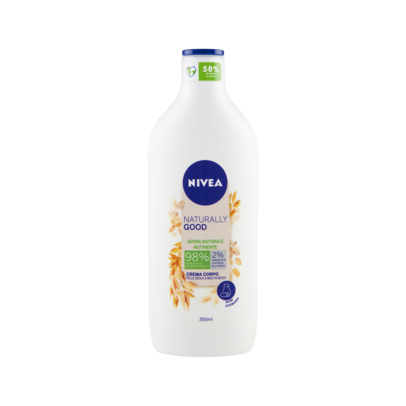 Nivea Naturally Good Crema Corpo Avena Naturale Nutriente 350ml