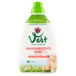 8015194524111 Chanteclair Vert Ammorbidente Bebe' Dolce Talco 45 Misurini 900ml