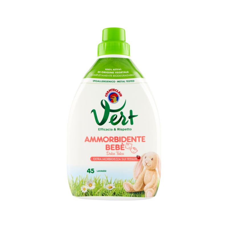 8015194524111 Chanteclair Vert Ammorbidente Bebe' Dolce Talco 45 Misurini 900ml