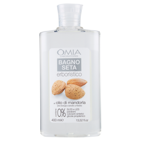 8021983411418 Omia Bagno Seta All'olio Mandorla 400ml