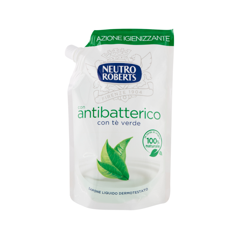 Neutro Roberts Sapone Liquido Eco Ricarica Antibatterico 400ml