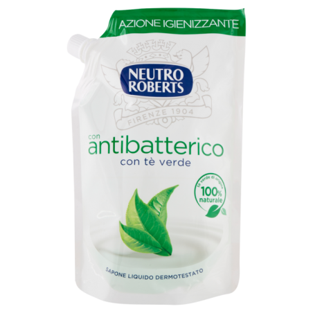 8002410011036 Neutro Roberts Sapone Liquido Eco Ricarica Antibatterico 400ml